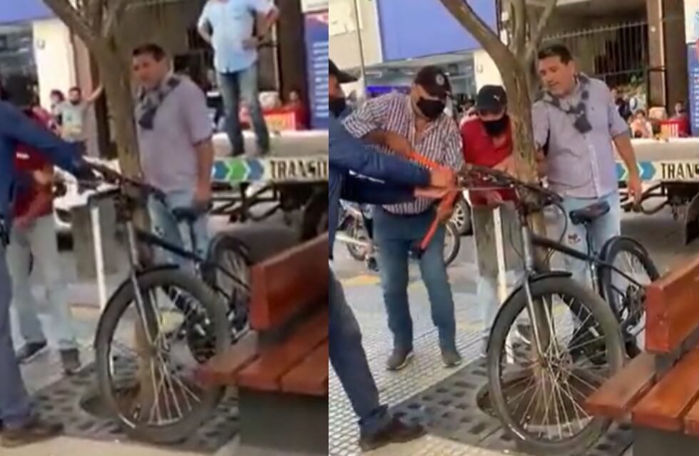 Insólito: le sacaron la bicicleta a un repartidor de Tucumán por estar mal estacionado