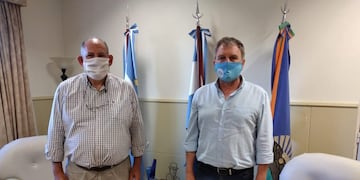 Pedro Galimberti junto a Roberto Niez