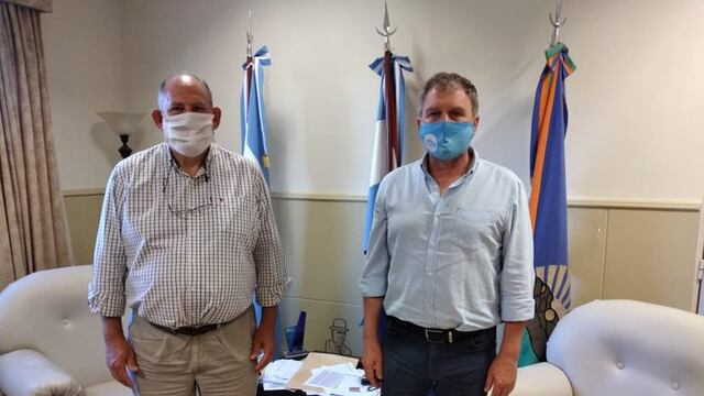 Pedro Galimberti junto a Roberto Niez