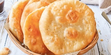 La receta para hacer tortas fritas.