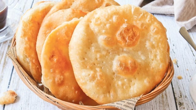 La receta para hacer tortas fritas.