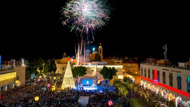 La imagen típica de cada año en Belén, ciudad donde se celebra el nacimiento de Jesús por parte del mundo cristiano, desapareció este año por decisión de la Autoridad Palestina que gobierna en esa parte de Cisjordania.
