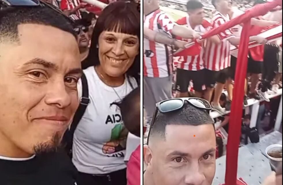 A casi un mes de su muerte, el papá de Kim fue a un partido de Estudiantes en La Plata