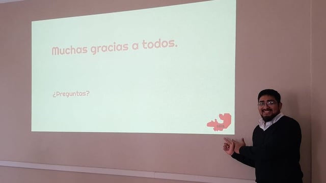 Raúl tiene 25 años y se recibió del Instituto Balseiro, agradeciendo a los talleres del profesor Córdoba.