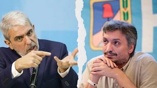 Aníbal Fernández y Máximo Kirchner.