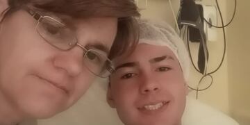 Giuliano, el joven de Río Negro que necesita ayuda.