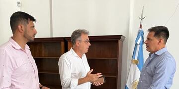 El intendente Luis Castellano se reunió con el fiscal Gustavo Onel