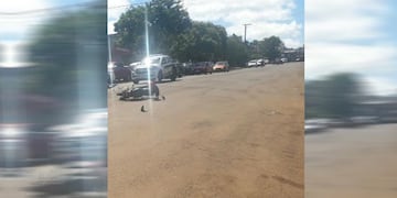 Los ocupantes del rodado menor resultaron lesionados y fueron trasladados al hospital Samic de Oberá.