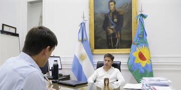 Así fue el encuentro entre Rogelio Iparraguirre y Axel Kicillof