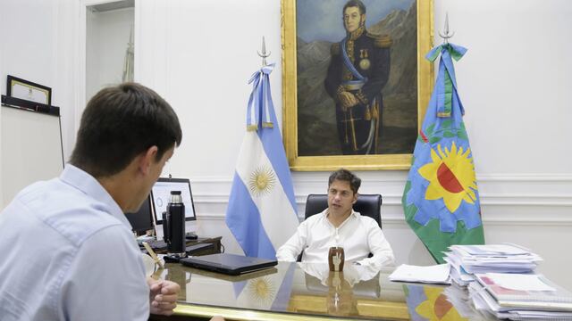 Así fue el encuentro entre Rogelio Iparraguirre y Axel Kicillof