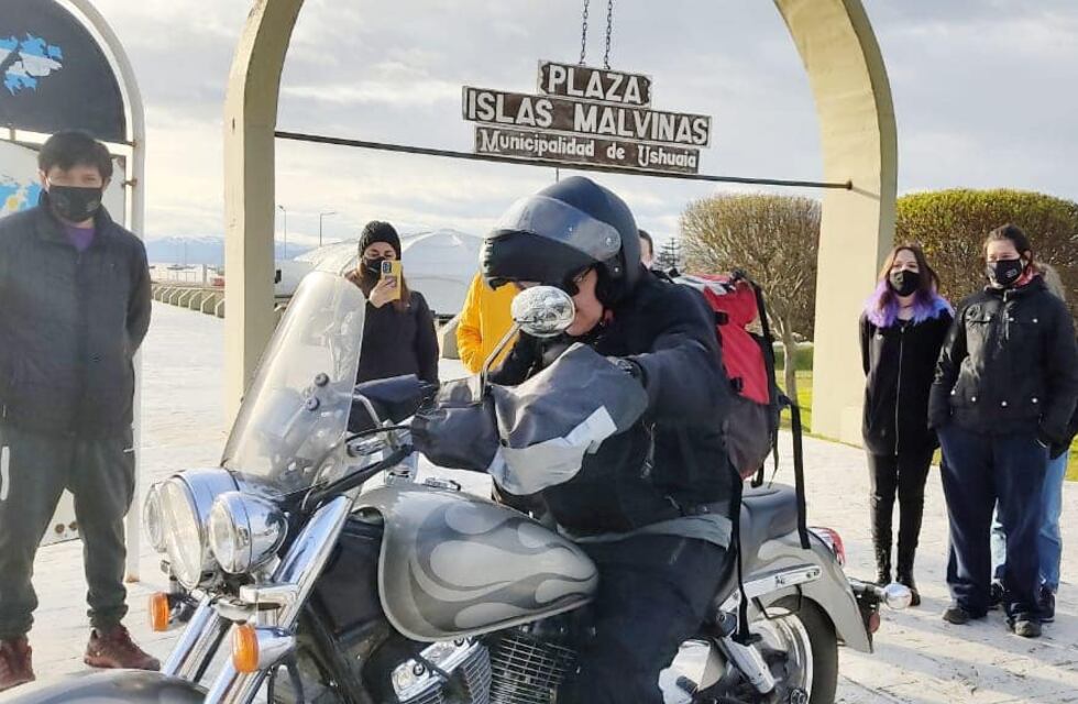 Veterano de Malvinas inició su viaje malvinizador hacia el norte