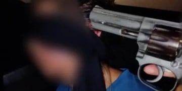 Imagen enviada a los familiares de la víctima.