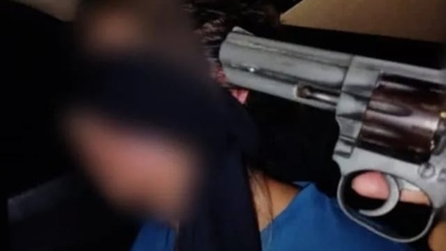 Imagen enviada a los familiares de la víctima.