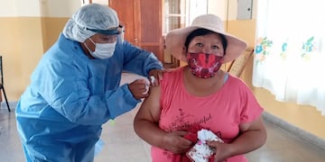 Avanza la vacunación para hacer frente a la pandemia de coronavirus en Jujuy.