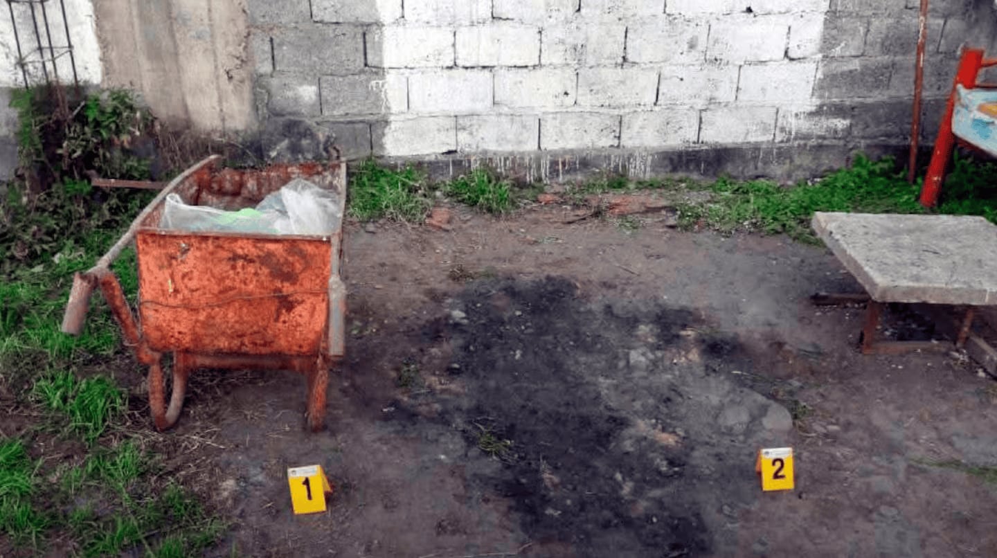 Asesino serial de Jujuy. El patio de Matías Jurado en   Alto Comedero, Jujuy. (Foto: gentileza El Tribuno).
