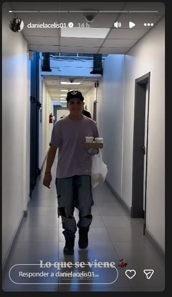 Daniela Celis y Thiago Medina en Gran Hermano Generación Dorada