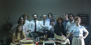 Película Argentina 1985 con el protagonismo de Ricardo Darín y Juan Pedro Lanzani. Foto Prensa Argentina 1985