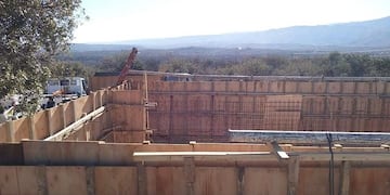 Obra de aguas en Paso de las Tropas