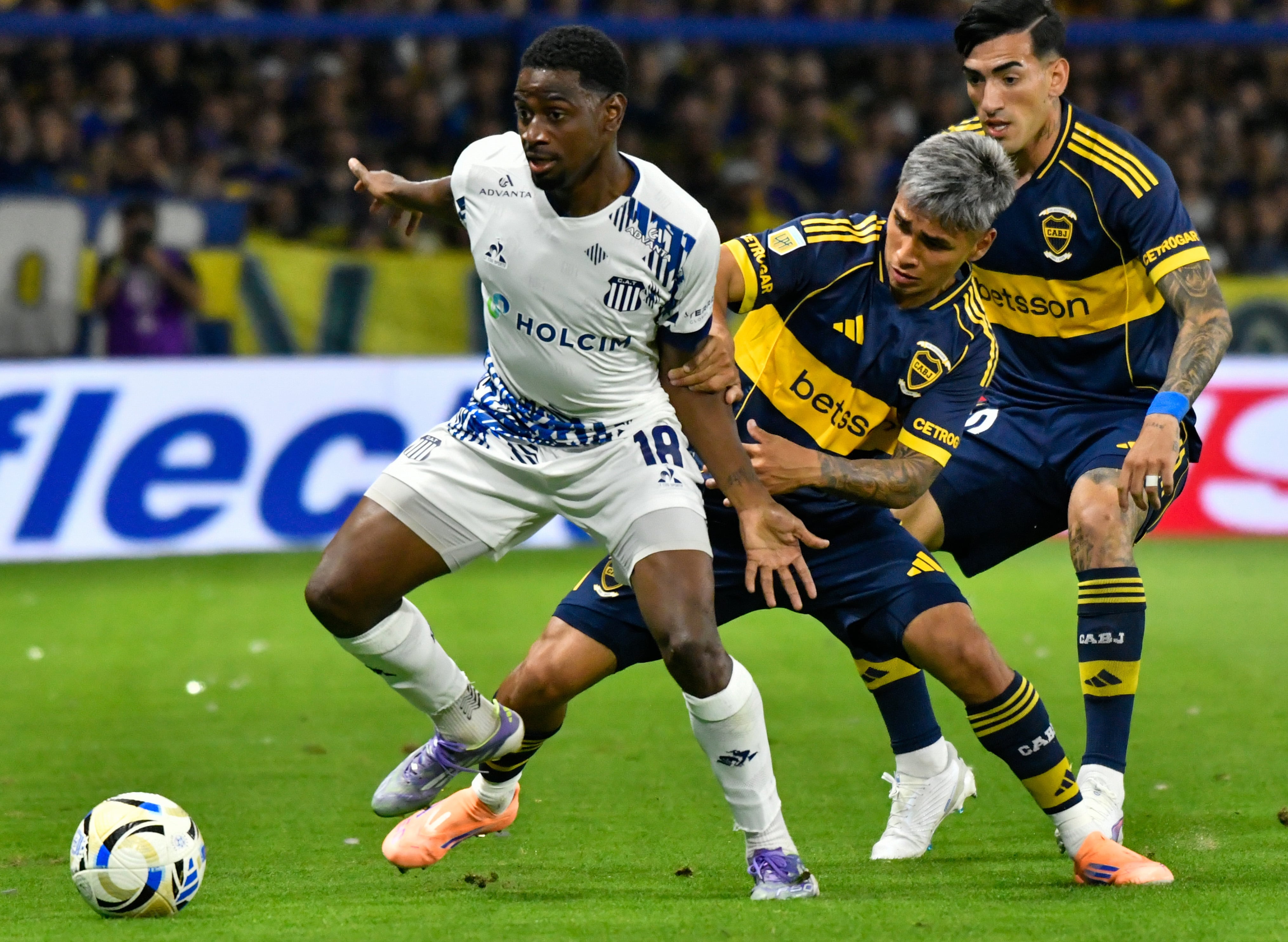 Talleres visitó a Boca por los octavos de final de la Liga Profesional. (Fotobaires)