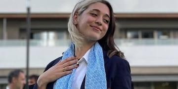 Delfi Pignatiello en los Juegos Olímpicos. (Foto: Instagram)