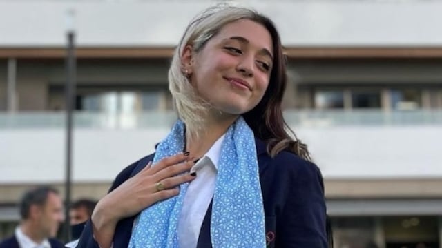 Delfi Pignatiello en los Juegos Olímpicos. (Foto: Instagram)