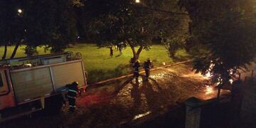 El siniestro ocurrió en el barrio 60 Viviendas del Iprodha, sobre la calle El Cóndor.