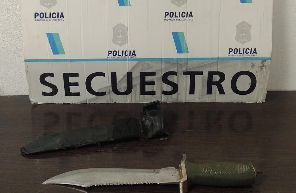 Tres Arroyos: menor ignoró la voz de alto y fue aprehendido con un cuchillo entre sus ropas