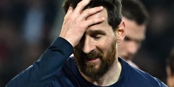 Messi, cada vez más afuera del PSG. / archivo
