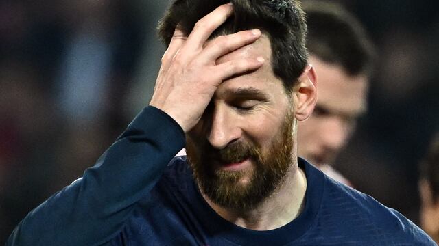 Messi, cada vez más afuera del PSG. / archivo