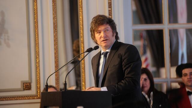 Javier Milei y las dudas alrededor de la dolarización. Foto Federico Lopez Claro