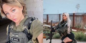 La influencer israelí Natalia Fadeev se sumó al llamado del ejército de Israel y lucha contra Hamás