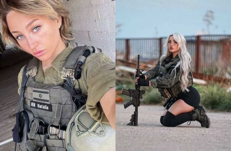 De OnlyFans a la guerra: la modelo israelí Natalia Fadeev se sumó a la lucha contra Hamás