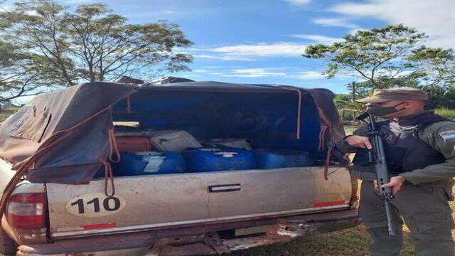Secuestran combustible de contrabando en la zona Norte provincial.