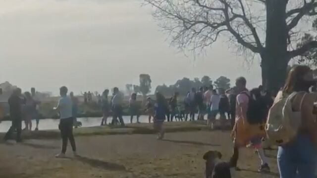 Una juntada de la Promo 20 en la Loma del Parque