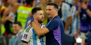 La "Pulga" y el seleccionador nacional fueron protagonistas en los cuartos de final del certamen.