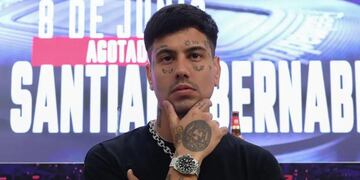 El emotivo video del Santiago Bernabéu para Duki: “Me alegré que fuera él porque...”