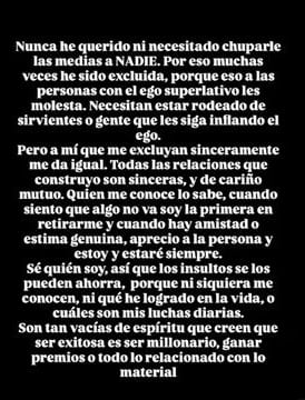 El descargo de Ivana Icardi en redes