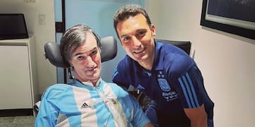 Esteban Bullrich se sacó una foto con Lionel Scaloni y ambos emocionaron a todos (Instagram)