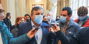Mario Negri diputado de cordoba en el Congreso Foto Federico Lopez Claro