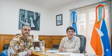 Romano y Garay evaluaron el trabajo de la Secretaría de Gobierno