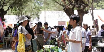 La Expoagro tuvo lugar este jueves en la plaza principal de Amaicha del Valle.