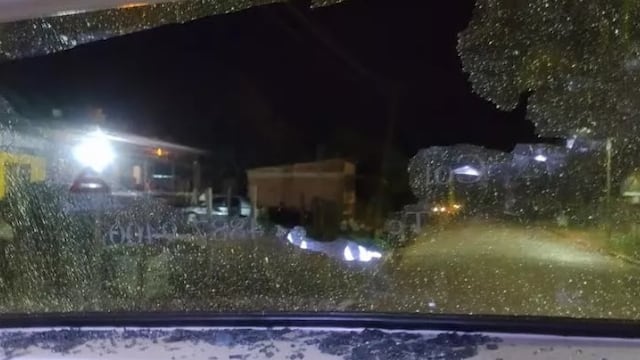 Atacan a piedrazos un colectivo de transporte público en Puerto Esperanza.