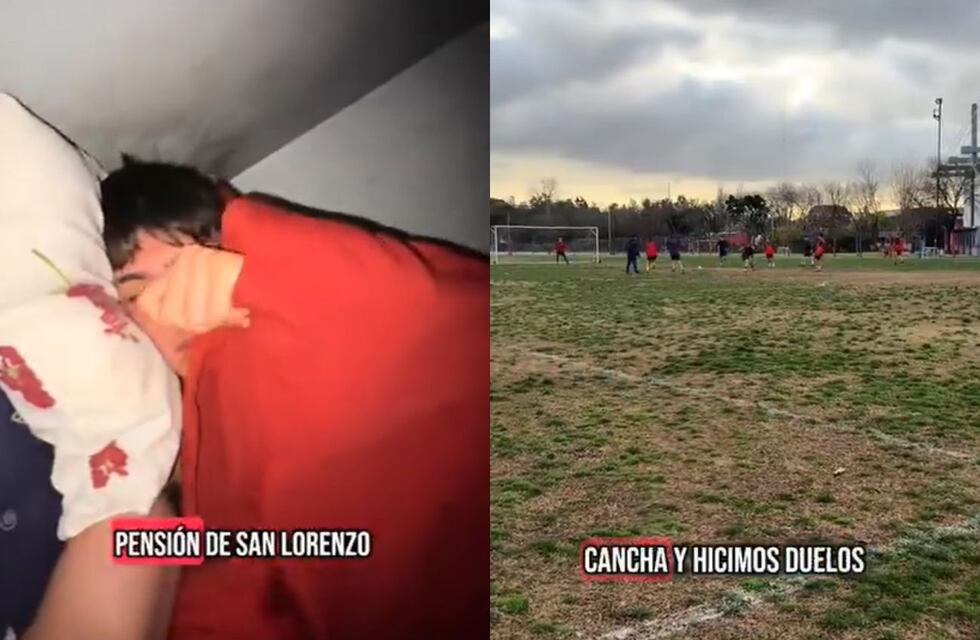 Un juvenil de San Lorenzo mostró cómo es un día en la pensión y desató la bronca de los hinchas