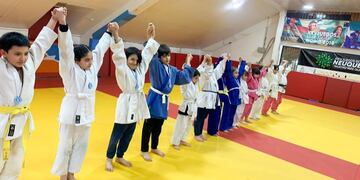 El Dojo Municipal de Ushuaia organizó un encuentro de Judo.