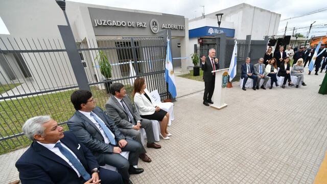Se inauguró un nuevo juzgado de paz en Alderetes