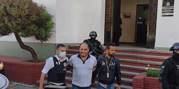 Leonardo Cositorto, de Generación Zoe, vino al país con un fuerte dispositivo de seguridad. (Interpol)