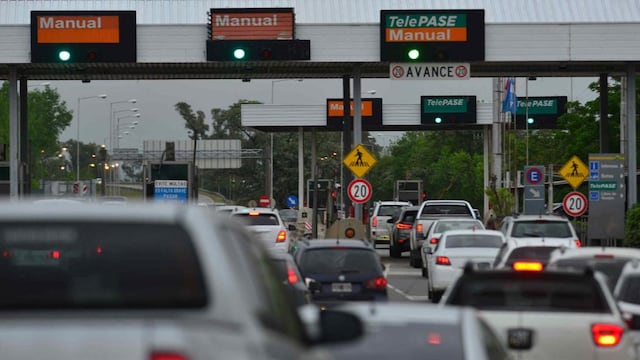 Los peajes sobre rutas nacionales en Córdoba subieron sus precios.