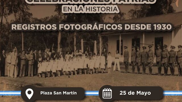 Habrá exposición de fotografías el próximo 25 de Mayo.