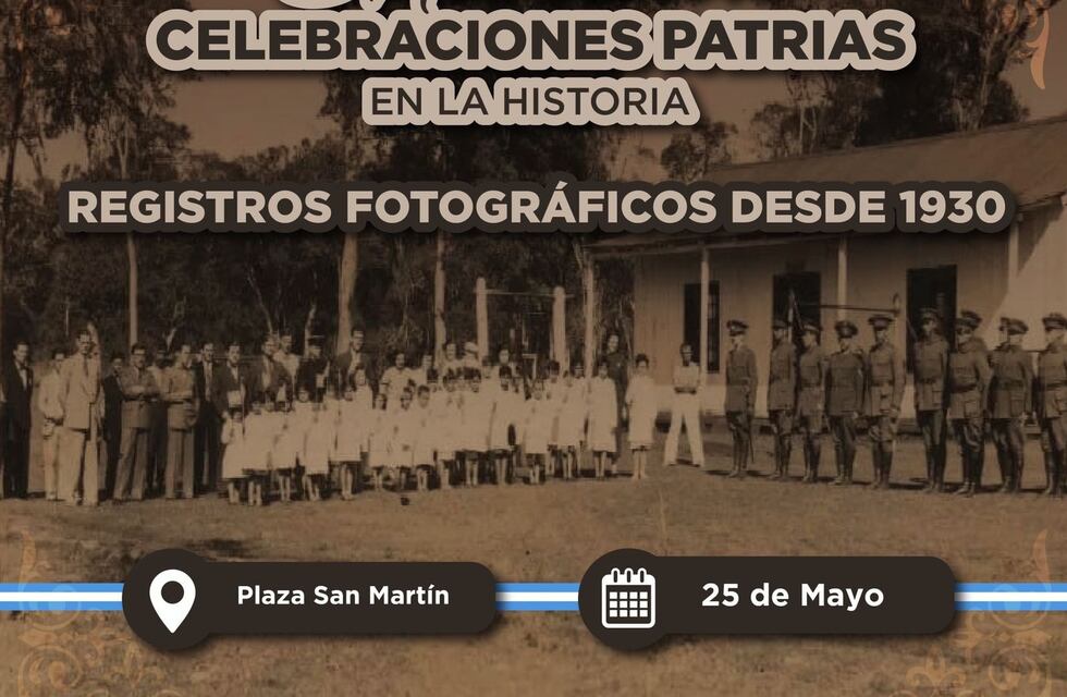 Habrá exposición de fotografías el próximo 25 de Mayo