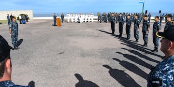 Puerto Belgrano: Ceremonia de lista mayor de la Flota de Mar